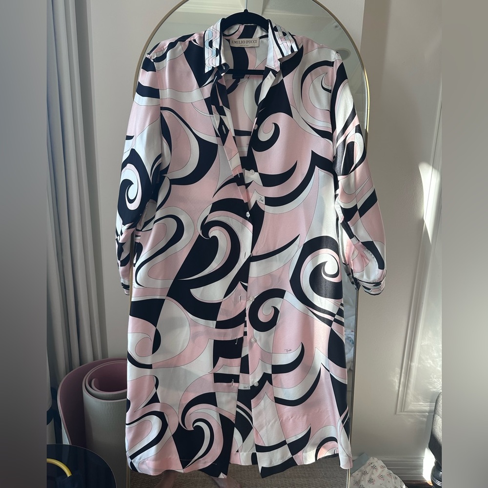 Emilio Pucci Printed Dress Pink IT 40 US 2 4